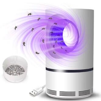 Lámpara Antimosquitos LED UV con Sistema de Succión USB